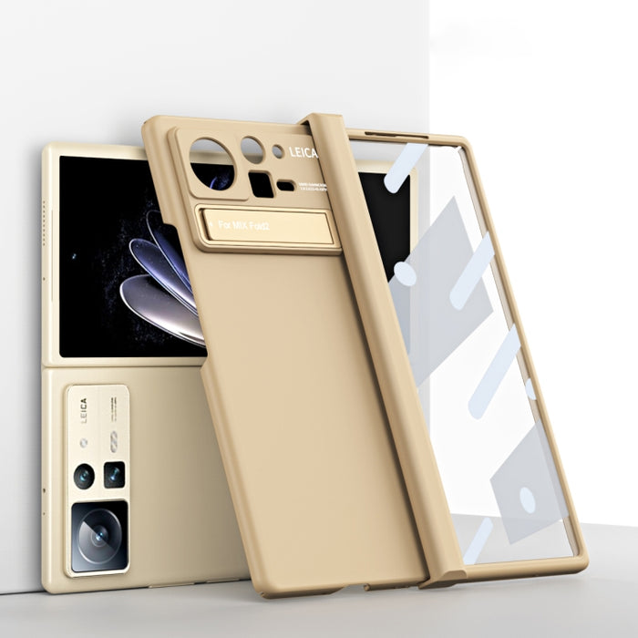 Estuche para teléfono plegable con todo incluido Macaron Hinge con soporte, For Xiaomi Mix Fold 2