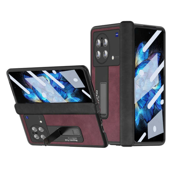 Estuche para teléfono todo incluido Napa Texture, For vivo X Fold, For Huawei Mate X2 5G, For Samsung Galaxy Z Fold2 5G, For Xiaomi Mix Fold 2