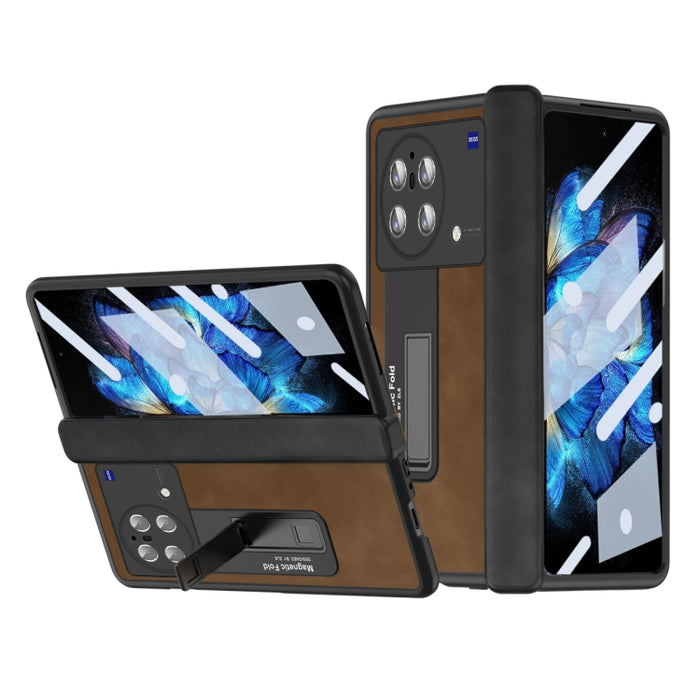 Estuche para teléfono todo incluido Napa Texture, For vivo X Fold, For Huawei Mate X2 5G, For Samsung Galaxy Z Fold2 5G, For Xiaomi Mix Fold 2