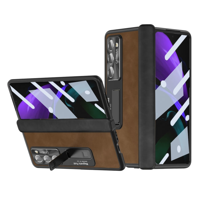 Estuche para teléfono todo incluido Napa Texture, For vivo X Fold, For Huawei Mate X2 5G, For Samsung Galaxy Z Fold2 5G, For Xiaomi Mix Fold 2