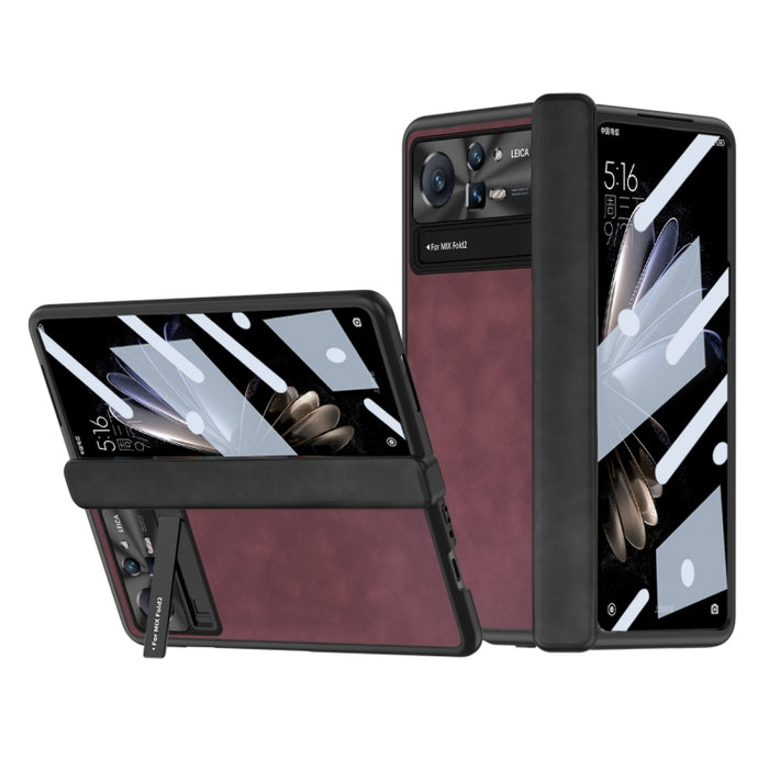 Estuche para teléfono todo incluido Napa Texture, For vivo X Fold, For Huawei Mate X2 5G, For Samsung Galaxy Z Fold2 5G, For Xiaomi Mix Fold 2
