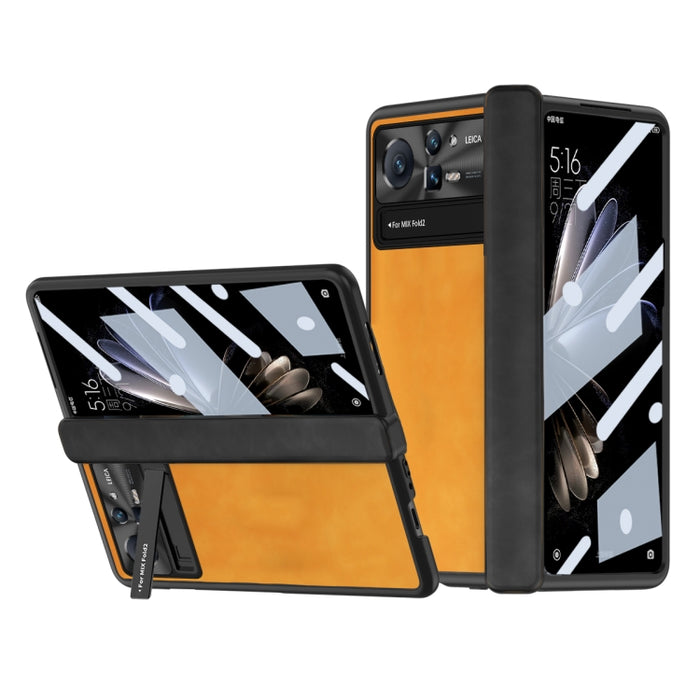 Estuche para teléfono todo incluido Napa Texture, For vivo X Fold, For Huawei Mate X2 5G, For Samsung Galaxy Z Fold2 5G, For Xiaomi Mix Fold 2