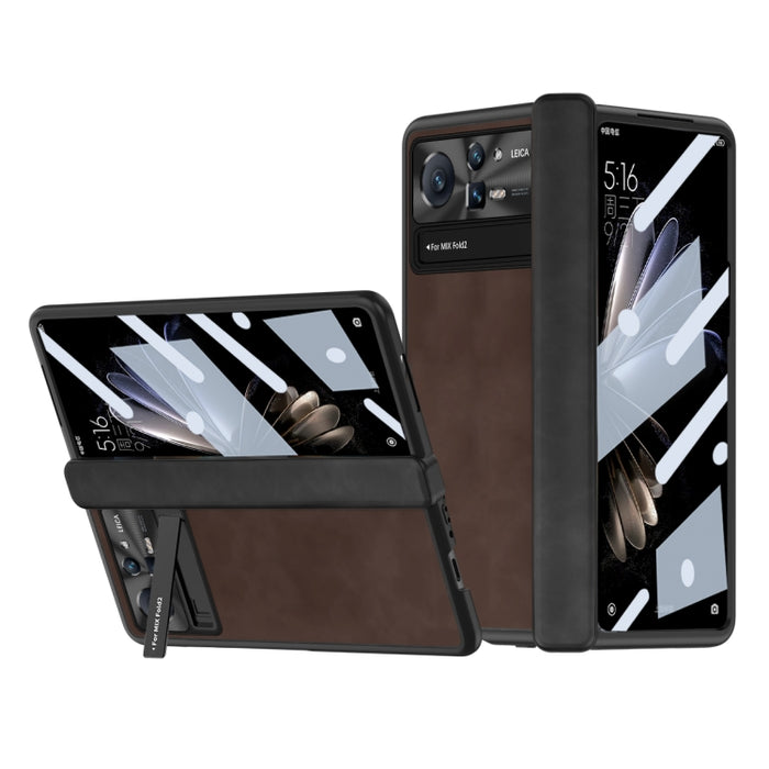 Estuche para teléfono todo incluido Napa Texture, For vivo X Fold, For Huawei Mate X2 5G, For Samsung Galaxy Z Fold2 5G, For Xiaomi Mix Fold 2