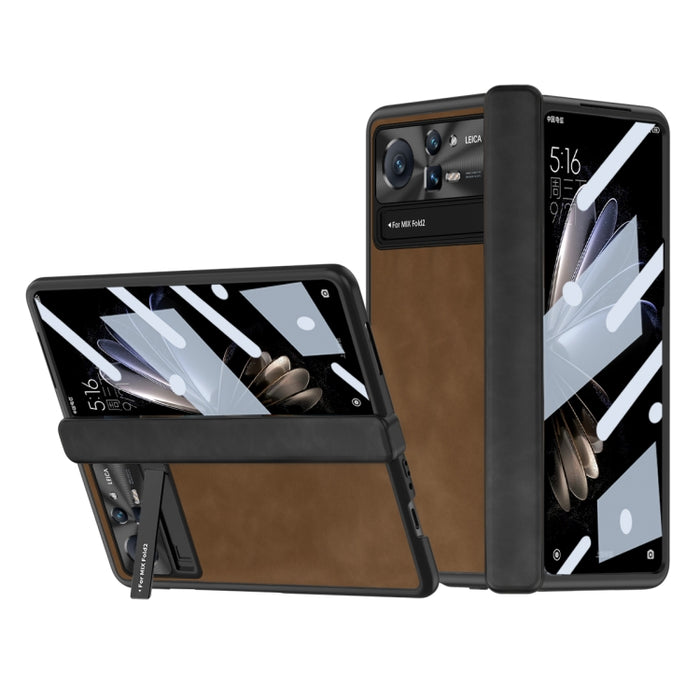 Estuche para teléfono todo incluido Napa Texture, For vivo X Fold, For Huawei Mate X2 5G, For Samsung Galaxy Z Fold2 5G, For Xiaomi Mix Fold 2