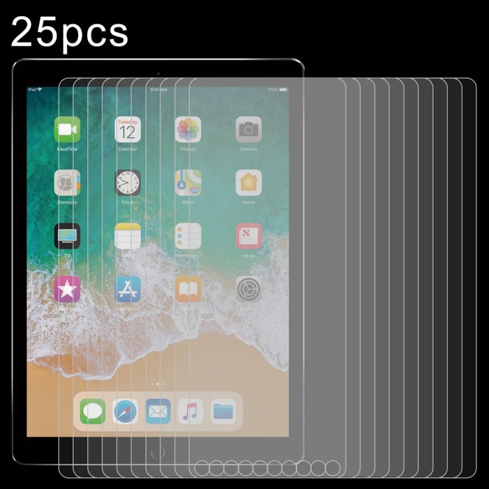 25 piezas 9H 2.5D película de vidrio templado para tableta a prueba de explosiones, For iPad Pro 12.9 2017 / 2015 (25pcs), For OPPO Pad 2 / Pad Neo 11.4(25 PCS)