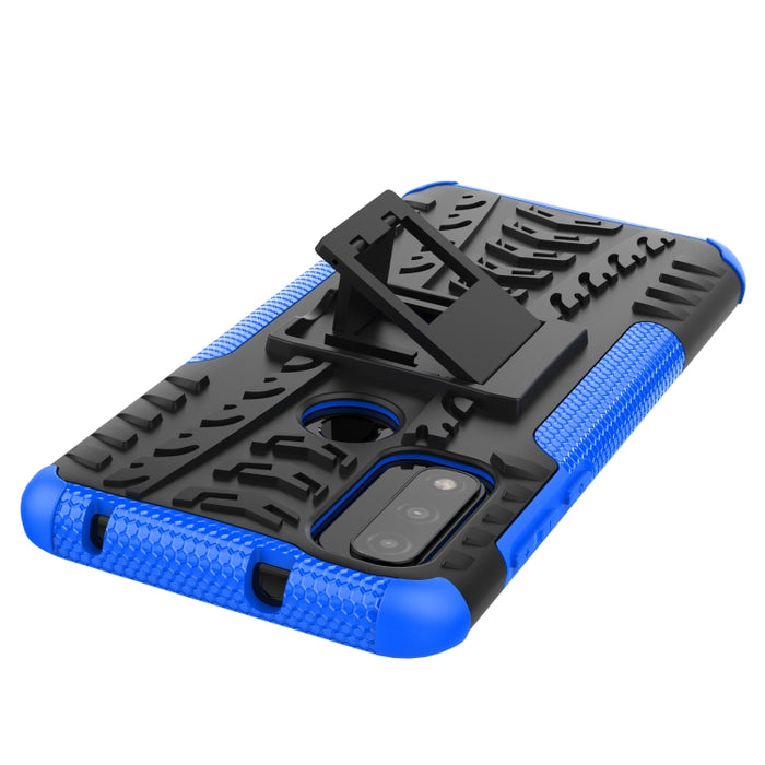 Funda para teléfono con textura de neumático TPU + PC con soporte, For Motorola Moto G Play 2023/G Pure/G Power 2022, For Xiaomi Redmi Note 12 Pro 5G, For Xiaomi Redmi Note 12 Pro+ 5G