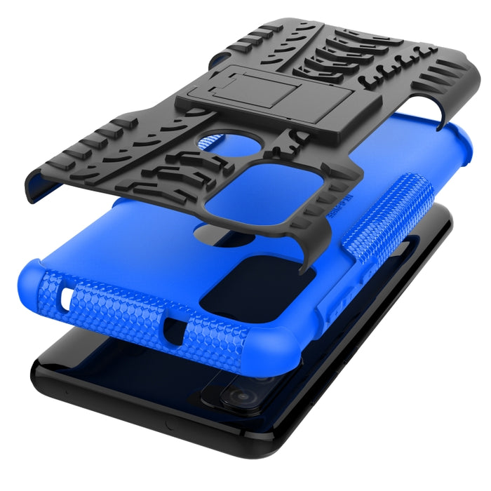 Funda para teléfono con textura de neumático TPU + PC con soporte, For Motorola Moto G Play 2023/G Pure/G Power 2022, For Xiaomi Redmi Note 12 Pro 5G, For Xiaomi Redmi Note 12 Pro+ 5G