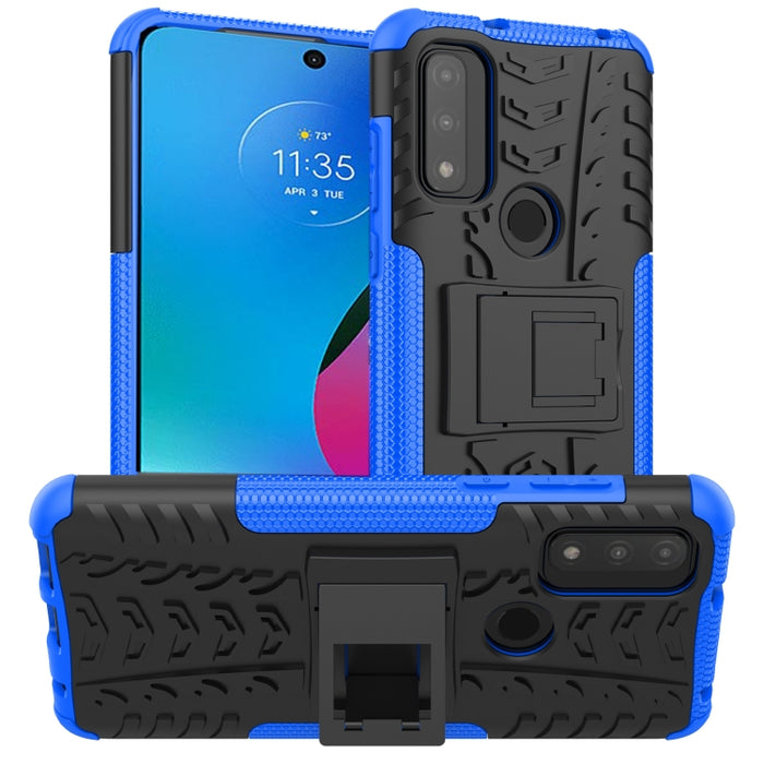 Funda para teléfono con textura de neumático TPU + PC con soporte, For Motorola Moto G Play 2023/G Pure/G Power 2022, For Xiaomi Redmi Note 12 Pro 5G, For Xiaomi Redmi Note 12 Pro+ 5G