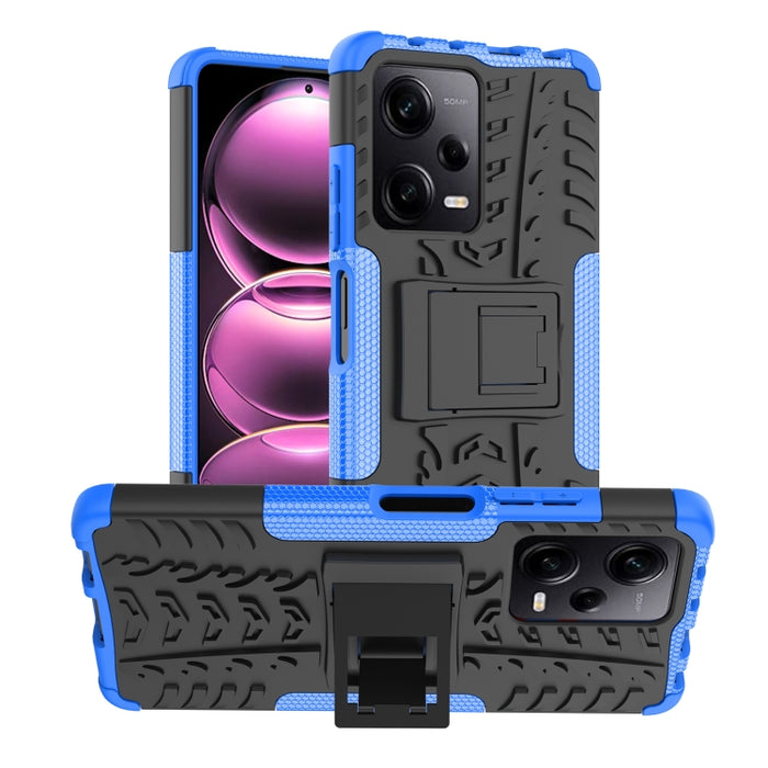 Funda para teléfono con textura de neumático TPU + PC con soporte, For Motorola Moto G Play 2023/G Pure/G Power 2022, For Xiaomi Redmi Note 12 Pro 5G, For Xiaomi Redmi Note 12 Pro+ 5G