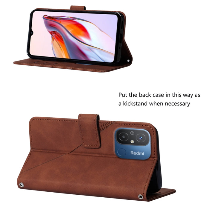 Estuche para teléfono de cuero con tapa en relieve 3D Crossbody, For Xiaomi Redmi 12C / Redmi 11A 4G Global, For Samsung Galaxy A04 Core, For Samsung Galaxy A04e, For Samsung Galaxy A24 4G