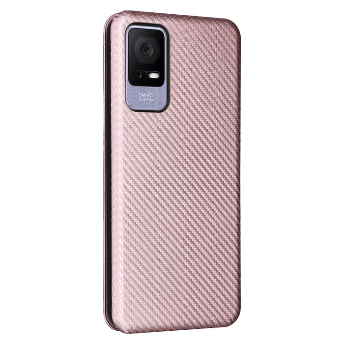Funda de cuero con textura de fibra de carbono para teléfono, For TCL 408, For Kyocera Digno SX3 KYG02, For Motorola Moto G Power 2023, For Xiaomi 13 Lite