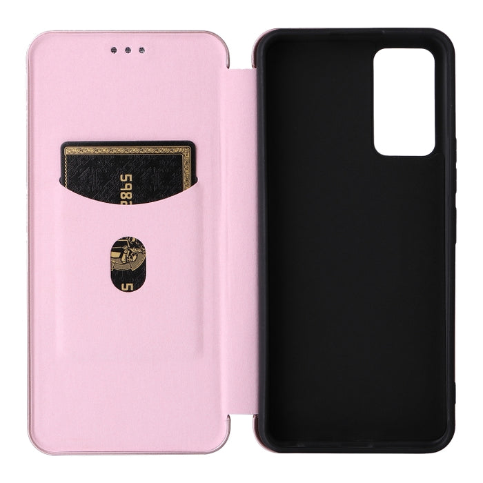 Funda de cuero con textura de fibra de carbono para teléfono, For TCL 408, For Kyocera Digno SX3 KYG02, For Motorola Moto G Power 2023, For Xiaomi 13 Lite