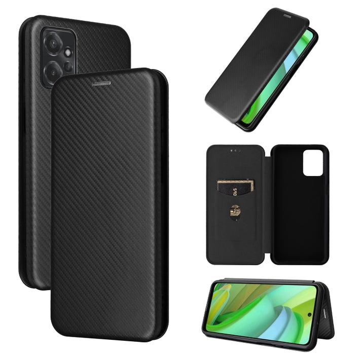 Funda de cuero con textura de fibra de carbono para teléfono, For TCL 408, For Kyocera Digno SX3 KYG02, For Motorola Moto G Power 2023, For Xiaomi 13 Lite