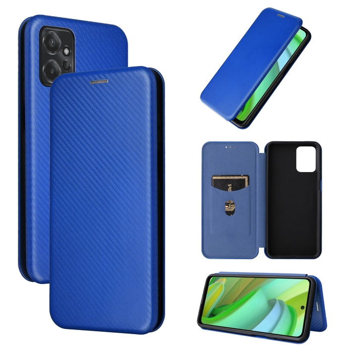 Funda de cuero con textura de fibra de carbono para teléfono, For TCL 408, For Kyocera Digno SX3 KYG02, For Motorola Moto G Power 2023, For Xiaomi 13 Lite