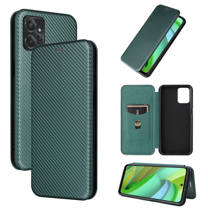Funda de cuero con textura de fibra de carbono para teléfono, For TCL 408, For Kyocera Digno SX3 KYG02, For Motorola Moto G Power 2023, For Xiaomi 13 Lite