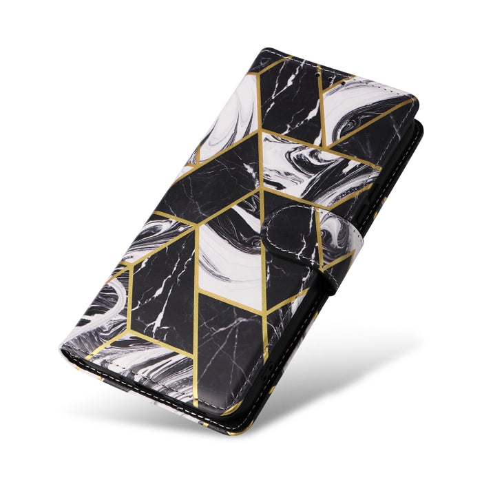 Estuche para teléfono de cuero con costuras bronceadas de mármol, For Samsung Galaxy A34 5G, For Samsung Galaxy A54 5G, For Xiaomi Redmi Note 12 5G, For Xiaomi Redmi Note 12 Pro 5G, For Xiaomi Redmi Note 12 Pro+ 5G