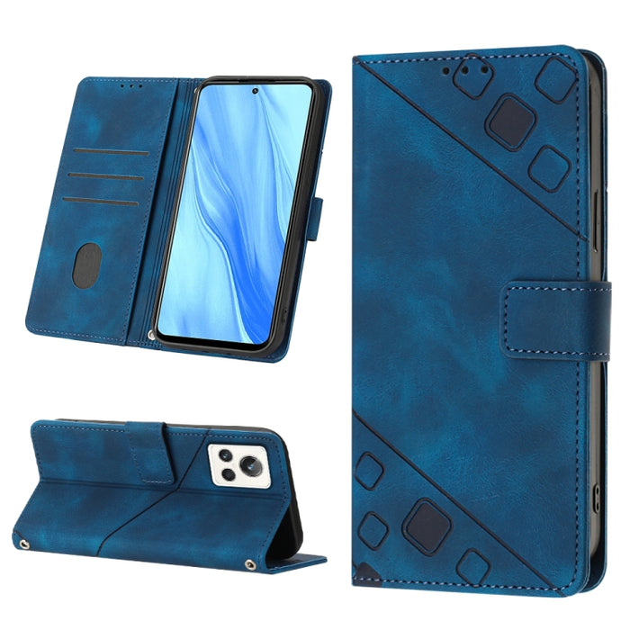 Estuche para teléfono de cuero en relieve con tacto de piel, For OPPO Reno6 5G, For OPPO A9 2020 / A5 2020 / A11X, For OPPO A16 / A54S, For OPPO A16K, For OPPO A57 5G 2022 / Realme V23 / Narzo 50 5G / A77 5G / K10 5G Global / A57 4G / V23i             ...