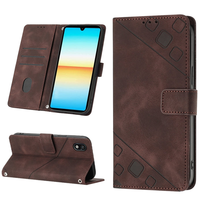 Estuche para teléfono de cuero en relieve con tacto de piel, For Realme 6, For Realme 6 Pro, For OPPO Reno5 A, For OPPO Reno9 Pro+, For OPPO Reno4, For OPPO Reno5 4G / Reno5 5G, For OPPO Reno6 4G, For OPPO Reno8 T 5G/A1 Pro 5G Global                   ...