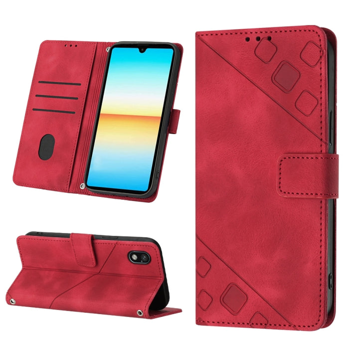 Estuche para teléfono de cuero en relieve con tacto de piel, For Realme 6, For Realme 6 Pro, For OPPO Reno5 A, For OPPO Reno9 Pro+, For OPPO Reno4, For OPPO Reno5 4G / Reno5 5G, For OPPO Reno6 4G, For OPPO Reno8 T 5G/A1 Pro 5G Global                   ...
