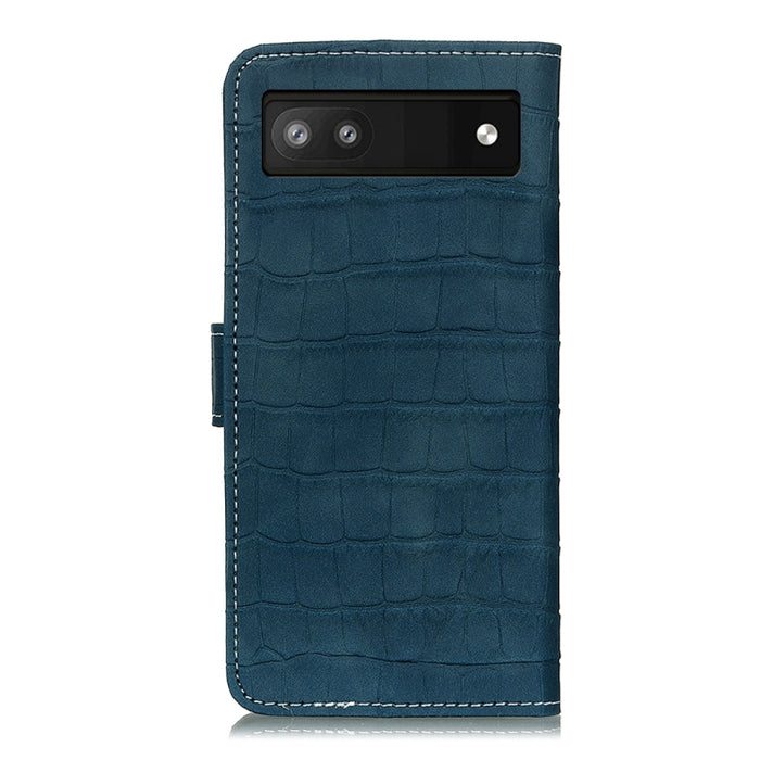 Estuche para teléfono de cuero con textura de cocodrilo magnético, For Google Pixel 7a, For Xiaomi Redmi Note 12 4G Global