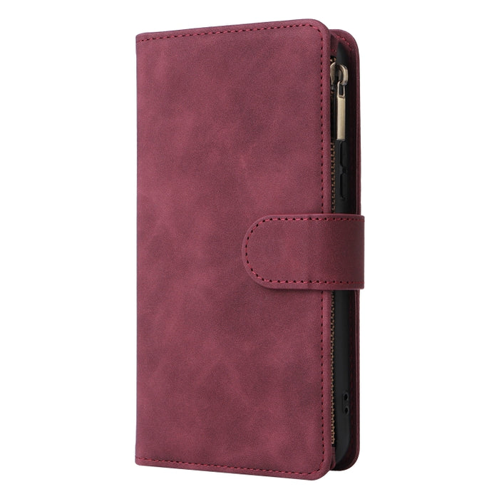 Estuche multifuncional de cuero para teléfono con billetera para múltiples tarjetas, For Samsung Galaxy A34 5G, For Samsung Galaxy A54 5G, For Xiaomi Redmi Note 12 5G, For Xiaomi Redmi Note 12 Pro 5G, For Xiaomi Redmi Note 12 Pro+ 5G                   ...