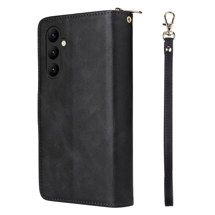 9 Ranuras para tarjetas Cremallera Monedero Funda de cuero para teléfono, For Samsung Galaxy A34, For Samsung Galaxy A54, For Xiaomi Redmi Note 12 5G Global / Poco X5, For Xiaomi Redmi Note 12 Pro 5G Speed / Note 12 Pro 5G Global / Poco X5 Pro         ...
