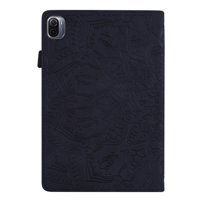 Estuche para tableta de cuero con tapa en relieve y textura de becerro, For Xiaomi Pad 5 Pro 12.4 inch, For Lenovo Tab M10 Plus 10.6 3rd Gen 2022, For Amazon Kindle Fire 7 2022