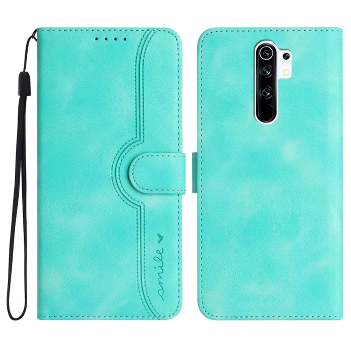 Estuche para teléfono de cuero con sensación de piel y patrón de corazón, For Xiaomi Redmi 9/9 Prime/Poco M2, For Xiaomi Redmi 9A/9AT/9i, For Xiaomi Redmi 9C/9C NFC/Poco C3, For Xiaomi Redmi 10A 4G, For Xiaomi Redmi 10C 4G Global/10 India/10 Power     ...