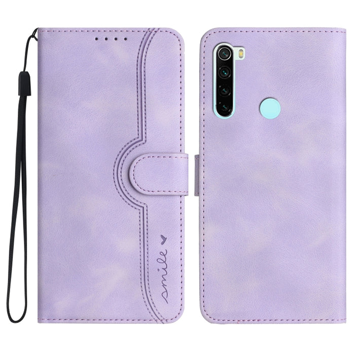 Estuche para teléfono de cuero con sensación de piel y patrón de corazón, For Xiaomi Redmi 9/9 Prime/Poco M2, For Xiaomi Redmi 9A/9AT/9i, For Xiaomi Redmi 9C/9C NFC/Poco C3, For Xiaomi Redmi 10A 4G, For Xiaomi Redmi 10C 4G Global/10 India/10 Power     ...