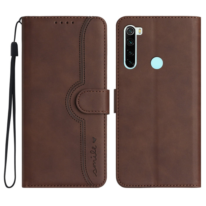 Estuche para teléfono de cuero con sensación de piel y patrón de corazón, For Xiaomi Redmi 9/9 Prime/Poco M2, For Xiaomi Redmi 9A/9AT/9i, For Xiaomi Redmi 9C/9C NFC/Poco C3, For Xiaomi Redmi 10A 4G, For Xiaomi Redmi 10C 4G Global/10 India/10 Power     ...