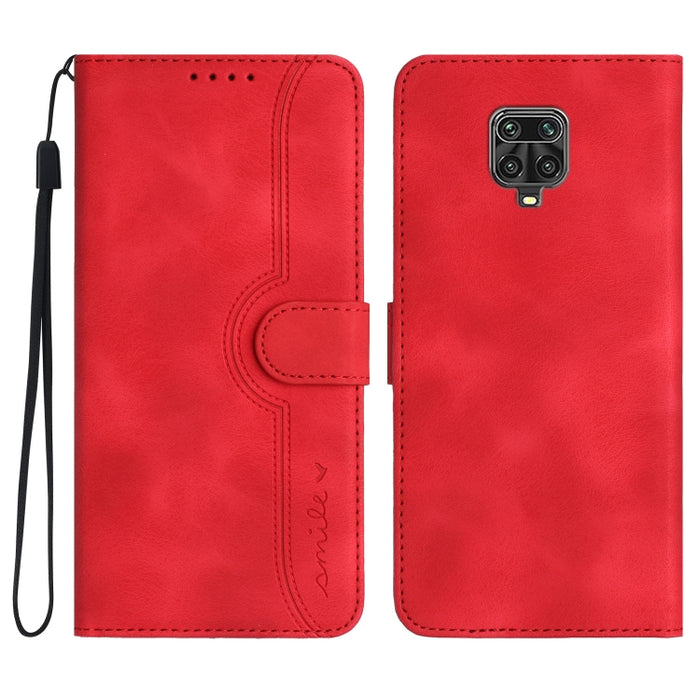 Estuche para teléfono de cuero con sensación de piel y patrón de corazón, For Xiaomi Redmi 9/9 Prime/Poco M2, For Xiaomi Redmi 9A/9AT/9i, For Xiaomi Redmi 9C/9C NFC/Poco C3, For Xiaomi Redmi 10A 4G, For Xiaomi Redmi 10C 4G Global/10 India/10 Power     ...
