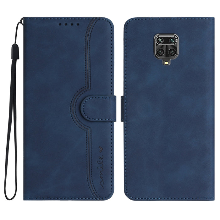 Estuche para teléfono de cuero con sensación de piel y patrón de corazón, For Xiaomi Redmi 9/9 Prime/Poco M2, For Xiaomi Redmi 9A/9AT/9i, For Xiaomi Redmi 9C/9C NFC/Poco C3, For Xiaomi Redmi 10A 4G, For Xiaomi Redmi 10C 4G Global/10 India/10 Power     ...