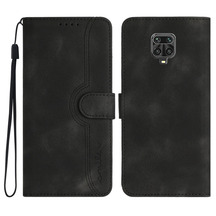 Estuche para teléfono de cuero con sensación de piel y patrón de corazón, For Xiaomi Redmi 9/9 Prime/Poco M2, For Xiaomi Redmi 9A/9AT/9i, For Xiaomi Redmi 9C/9C NFC/Poco C3, For Xiaomi Redmi 10A 4G, For Xiaomi Redmi 10C 4G Global/10 India/10 Power     ...