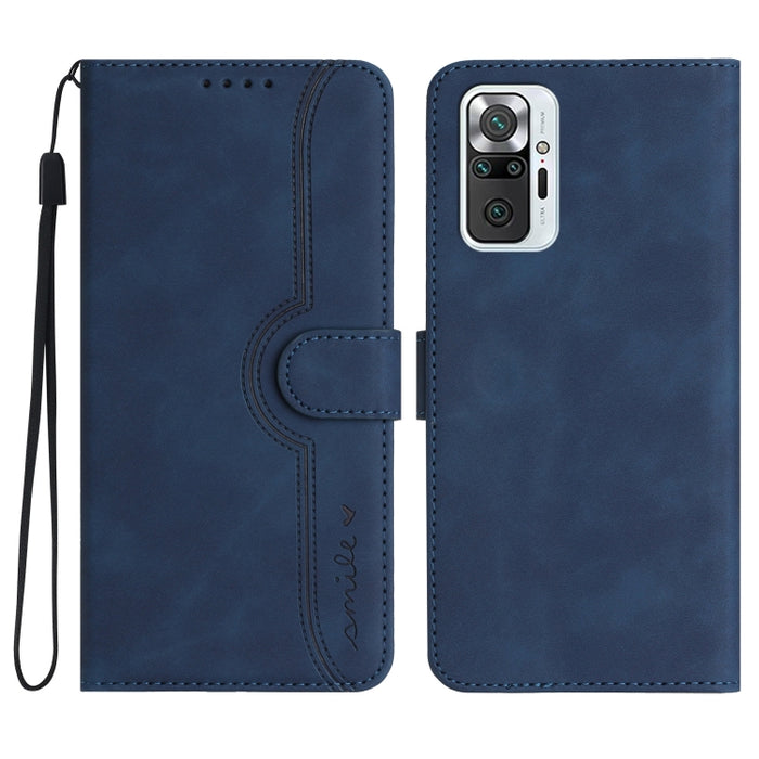 Estuche para teléfono de cuero con sensación de piel y patrón de corazón, For Xiaomi Redmi 9/9 Prime/Poco M2, For Xiaomi Redmi 9A/9AT/9i, For Xiaomi Redmi 9C/9C NFC/Poco C3, For Xiaomi Redmi 10A 4G, For Xiaomi Redmi 10C 4G Global/10 India/10 Power     ...