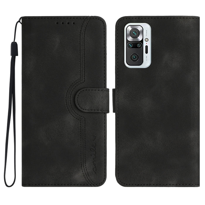Estuche para teléfono de cuero con sensación de piel y patrón de corazón, For Xiaomi Redmi 9/9 Prime/Poco M2, For Xiaomi Redmi 9A/9AT/9i, For Xiaomi Redmi 9C/9C NFC/Poco C3, For Xiaomi Redmi 10A 4G, For Xiaomi Redmi 10C 4G Global/10 India/10 Power     ...
