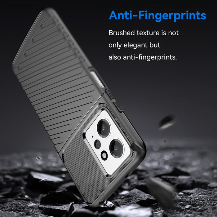 Estuche protector de teléfono suave TPU a prueba de golpes Thunderbolt, For Xiaomi Redmi Note 12 4G Global