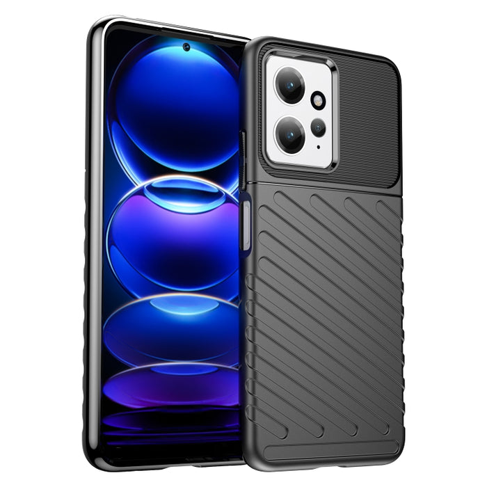 Estuche protector de teléfono suave TPU a prueba de golpes Thunderbolt, For Xiaomi Redmi Note 12 4G Global