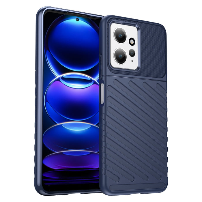 Estuche protector de teléfono suave TPU a prueba de golpes Thunderbolt, For Xiaomi Redmi Note 12 4G Global