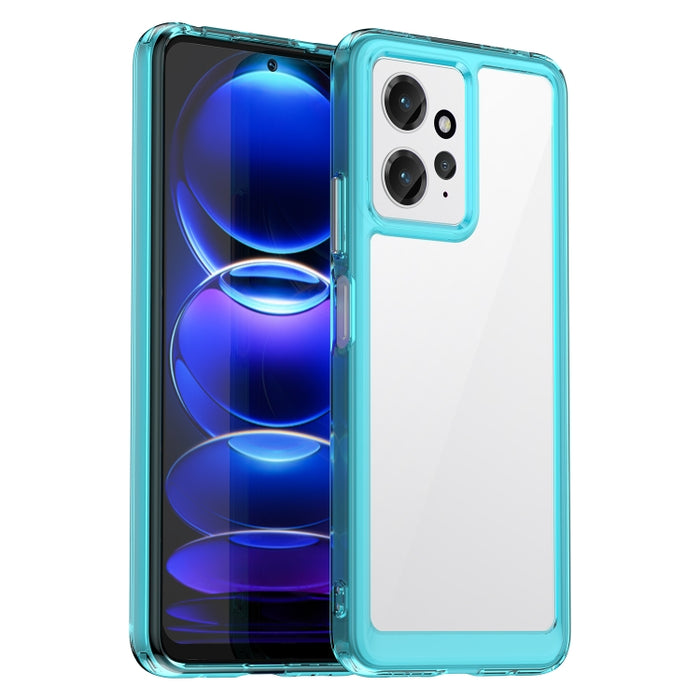 Caja colorida del teléfono de acrílico + TPU de la serie, For Xiaomi Redmi Note 12 4G Global