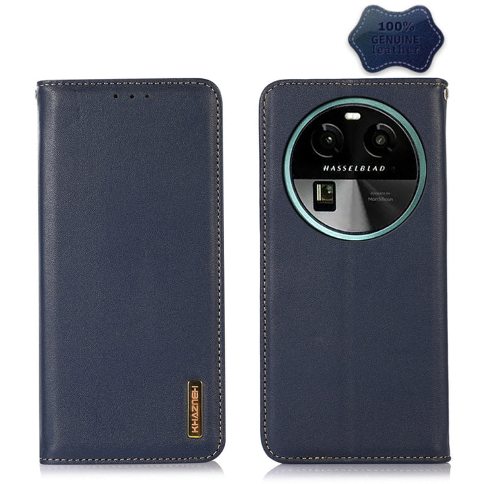 KHAZNEH Estuche para teléfono de cuero de vaca con capa superior de napa, For OPPO Find X6, For OPPO Find X6 Pro, For Xiaomi Redmi Note 12 4G Global, For Samsung Galaxy M14 5G