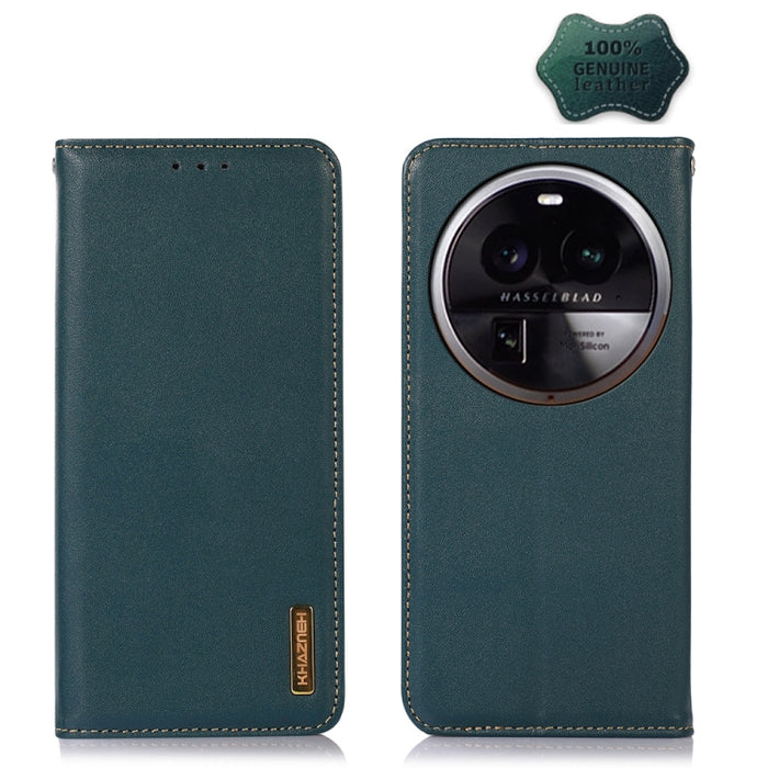 KHAZNEH Estuche para teléfono de cuero de vaca con capa superior de napa, For OPPO Find X6, For OPPO Find X6 Pro, For Xiaomi Redmi Note 12 4G Global, For Samsung Galaxy M14 5G
