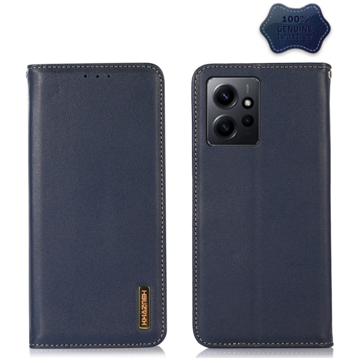 KHAZNEH Estuche para teléfono de cuero de vaca con capa superior de napa, For OPPO Find X6, For OPPO Find X6 Pro, For Xiaomi Redmi Note 12 4G Global, For Samsung Galaxy M14 5G