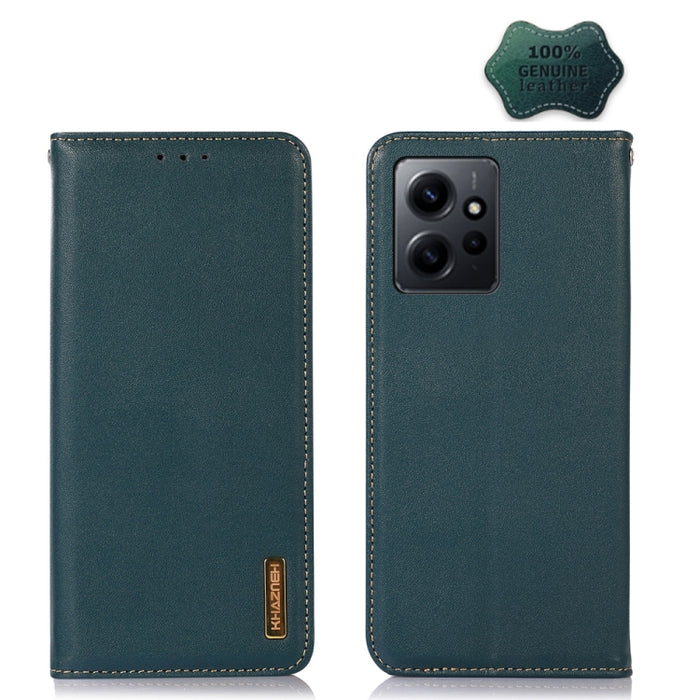 KHAZNEH Estuche para teléfono de cuero de vaca con capa superior de napa, For OPPO Find X6, For OPPO Find X6 Pro, For Xiaomi Redmi Note 12 4G Global, For Samsung Galaxy M14 5G