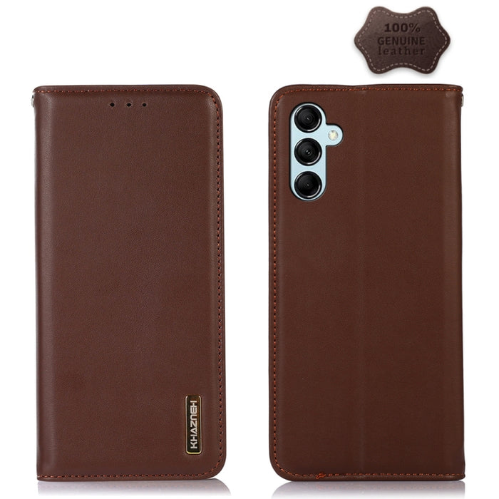 KHAZNEH Estuche para teléfono de cuero de vaca con capa superior de napa, For OPPO Find X6, For OPPO Find X6 Pro, For Xiaomi Redmi Note 12 4G Global, For Samsung Galaxy M14 5G