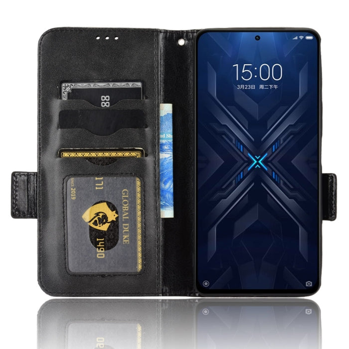 Estuche para teléfono de cuero con triángulo simétrico, For Xiaomi Black Shark 4 / 4 Pro, For Xiaomi Black Shark 5, For Xiaomi Black Shark 5 Pro, For Xiaomi Black Shark 5 RS, For Xiaomi 12 / 12S, For Xiaomi 11T / 11T Pro, For Xiaomi 12 Lite            ...