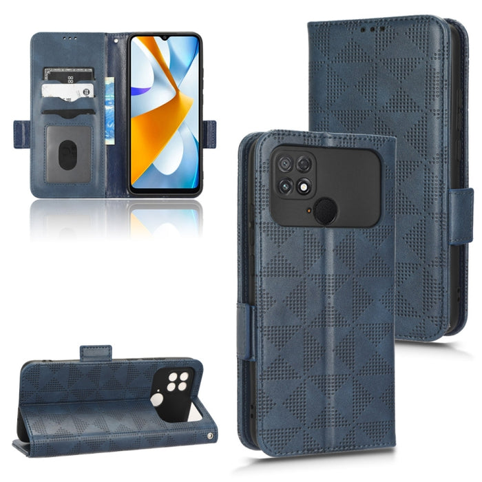 Estuche para teléfono de cuero con triángulo simétrico, For Xiaomi Black Shark 4 / 4 Pro, For Xiaomi Black Shark 5, For Xiaomi Black Shark 5 Pro, For Xiaomi Black Shark 5 RS, For Xiaomi 12 / 12S, For Xiaomi 11T / 11T Pro, For Xiaomi 12 Lite            ...