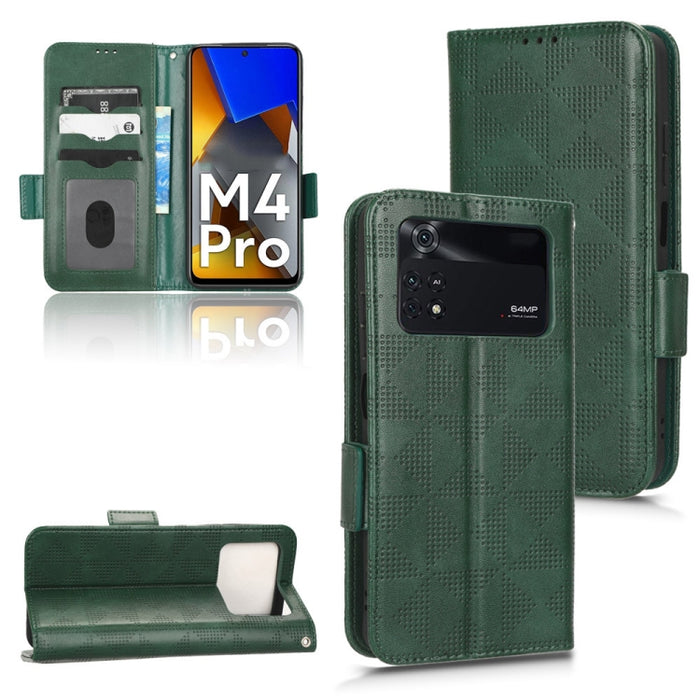 Estuche para teléfono de cuero con triángulo simétrico, For Xiaomi Black Shark 4 / 4 Pro, For Xiaomi Black Shark 5, For Xiaomi Black Shark 5 Pro, For Xiaomi Black Shark 5 RS, For Xiaomi 12 / 12S, For Xiaomi 11T / 11T Pro, For Xiaomi 12 Lite            ...