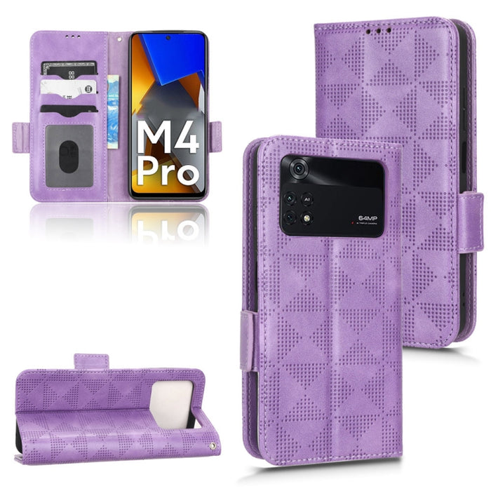 Estuche para teléfono de cuero con triángulo simétrico, For Xiaomi Black Shark 4 / 4 Pro, For Xiaomi Black Shark 5, For Xiaomi Black Shark 5 Pro, For Xiaomi Black Shark 5 RS, For Xiaomi 12 / 12S, For Xiaomi 11T / 11T Pro, For Xiaomi 12 Lite            ...