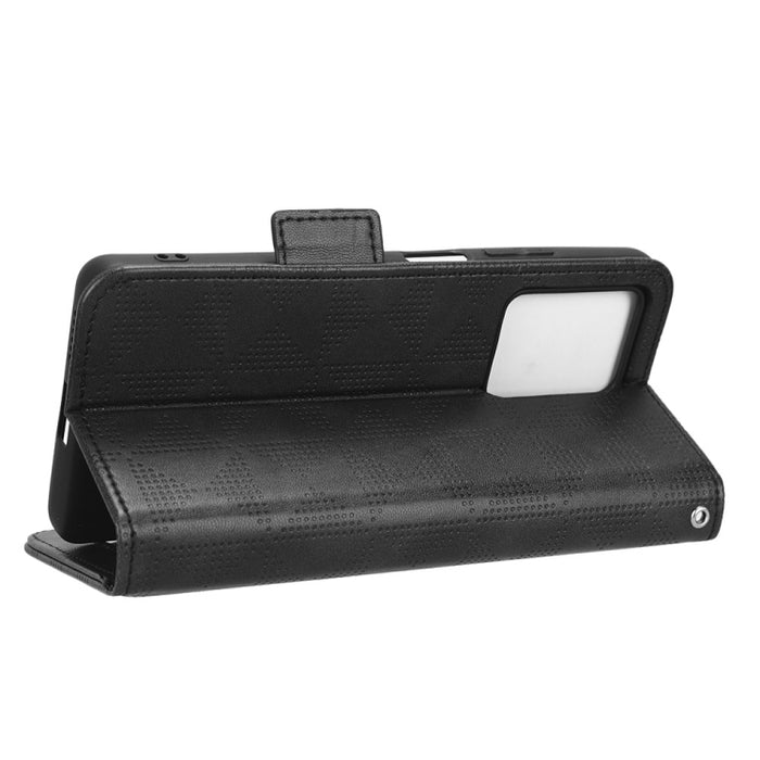 Estuche para teléfono de cuero con triángulo simétrico, For Xiaomi Redmi Note 12 5G Global, For Xiaomi Redmi Note 11 Pro Global, For Xiaomi Redmi 10A / 9C, For Xiaomi Redmi 10C, For Xiaomi Redmi 11 Prime 4G, For Xiaomi Redmi A1+ 4G, For Xiaomi Redmi A1...