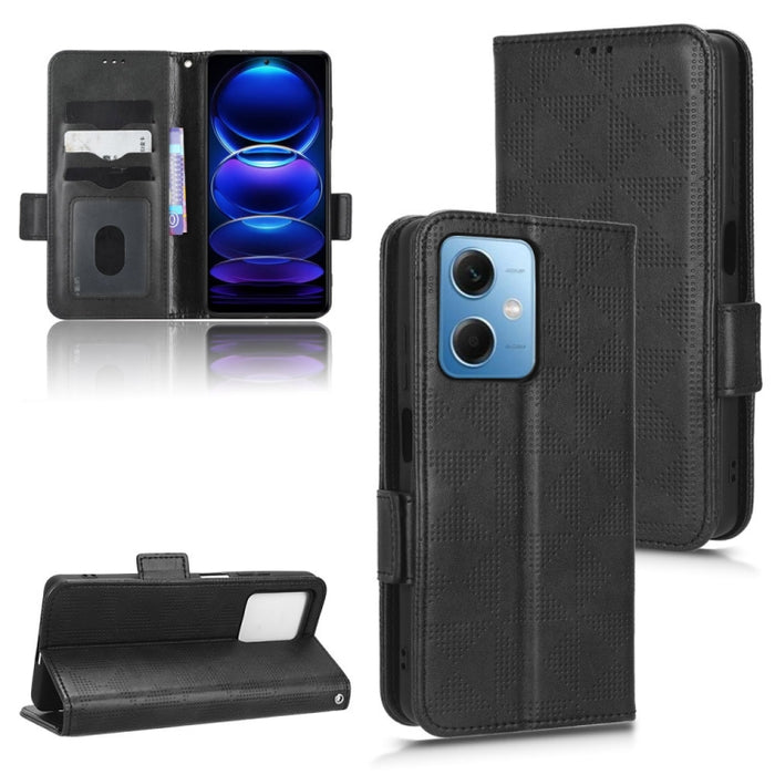 Estuche para teléfono de cuero con triángulo simétrico, For Xiaomi Redmi Note 12 5G Global, For Xiaomi Redmi Note 11 Pro Global, For Xiaomi Redmi 10A / 9C, For Xiaomi Redmi 10C, For Xiaomi Redmi 11 Prime 4G, For Xiaomi Redmi A1+ 4G, For Xiaomi Redmi A1...